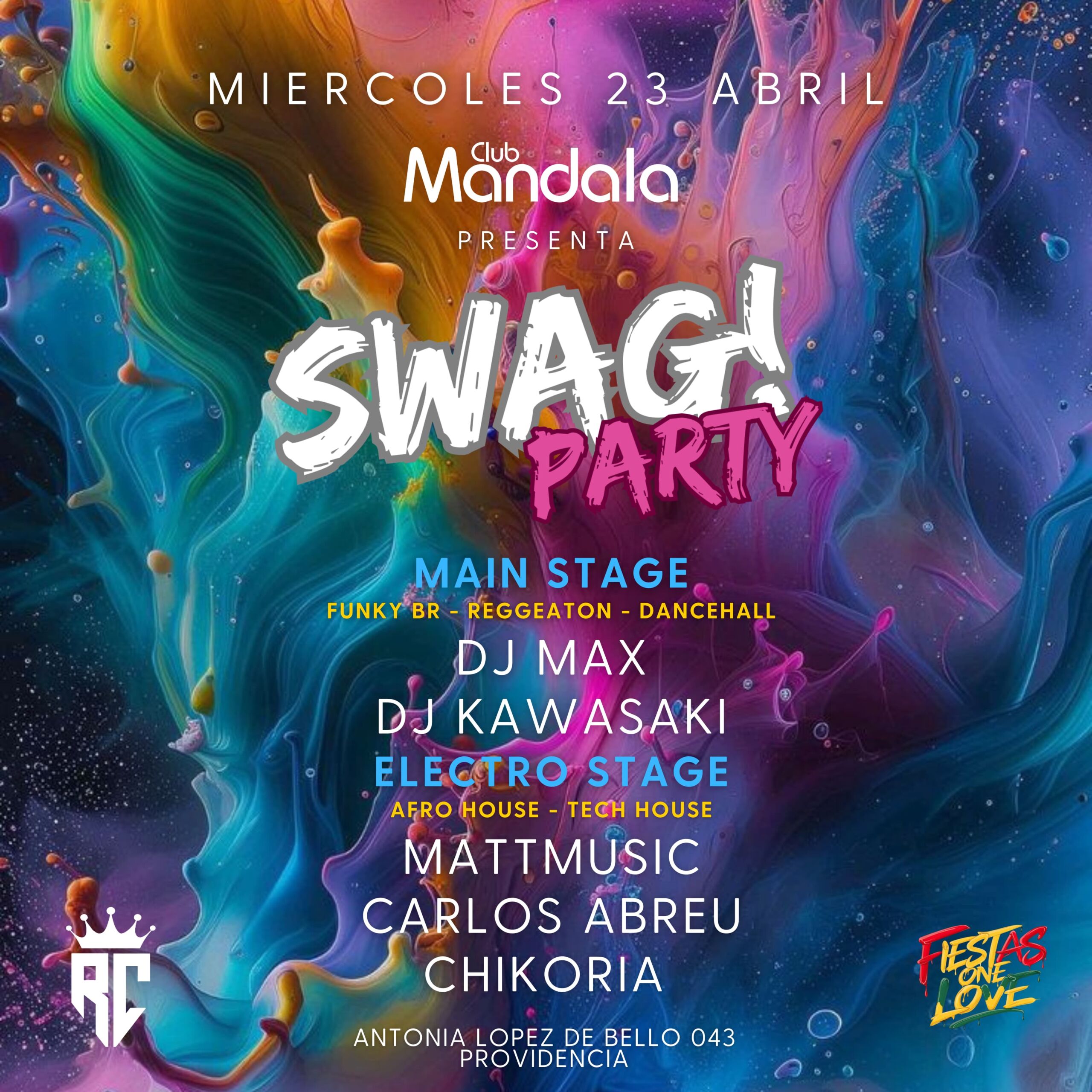 23/04 – Swag Party