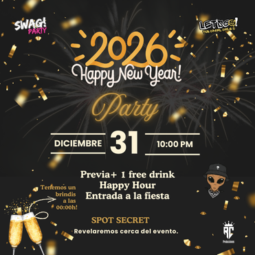 Happy New Year Party - “miércoles 31 diciembre”