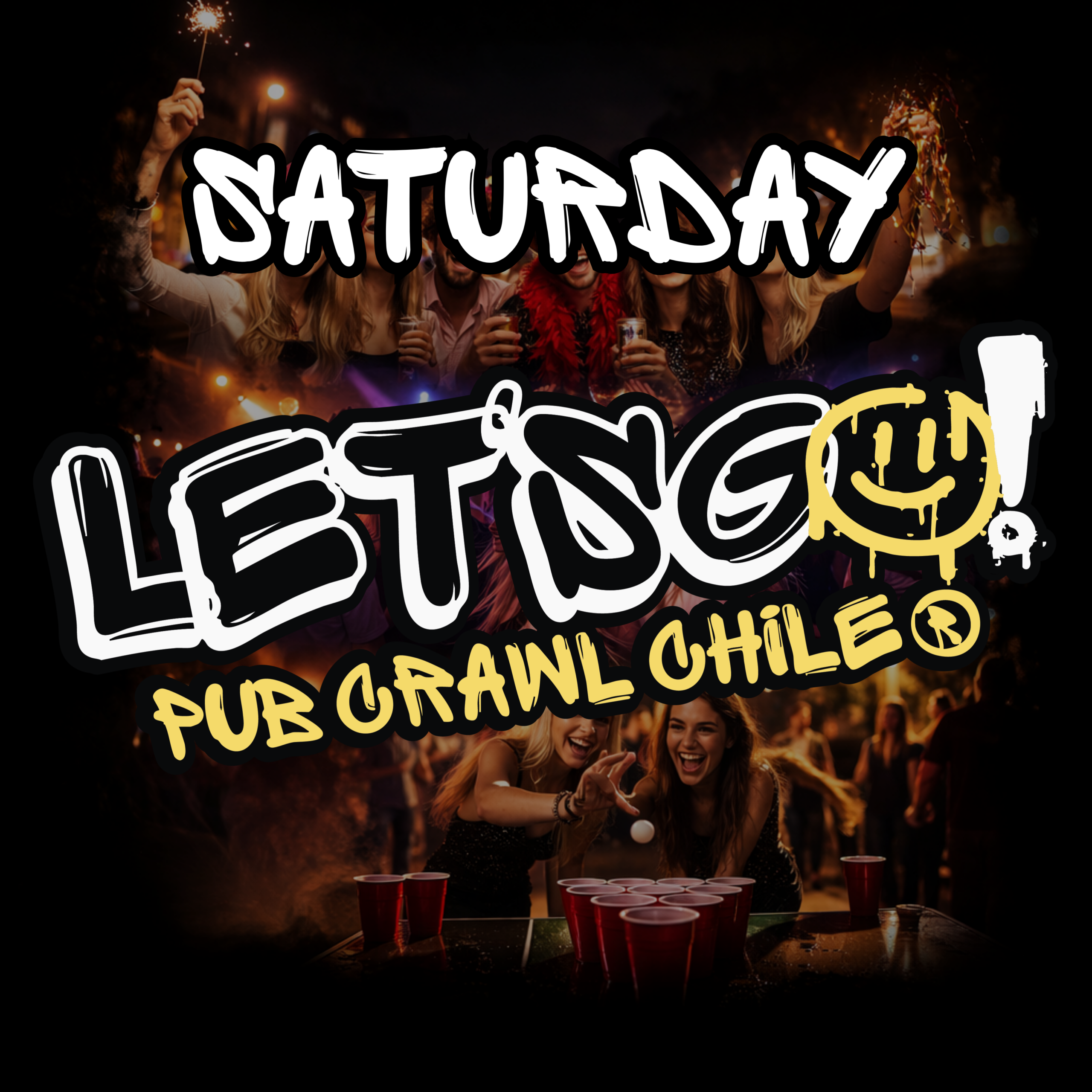 Let's Go! Pub Crawl Chile "sabado 12 septiembre"